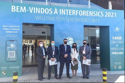 notícia: CRC se destaca em evento internacional de ciências forenses