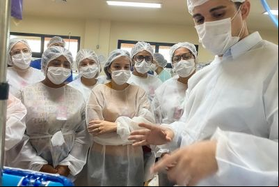 notícia: Regional do Tapajós capacita equipes sobre uso de ventilação mecânica