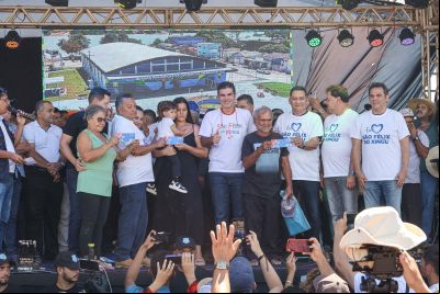 notícia: 'CredCidadão' e 'Sua Casa' beneficiam famílias de São Félix do Xingu e Santana do Araguaia